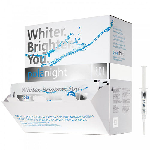 SDI 7700029 Pola Night Tooth Whitening System Bulk Kit 22% 50/Pk 1.3 Gm EXP Feb 2024 SDI 7700029 Pola Night Tooth Whitening System Bulk Kit 22% 50/Pk 1.3 Gm EXP Feb 2024